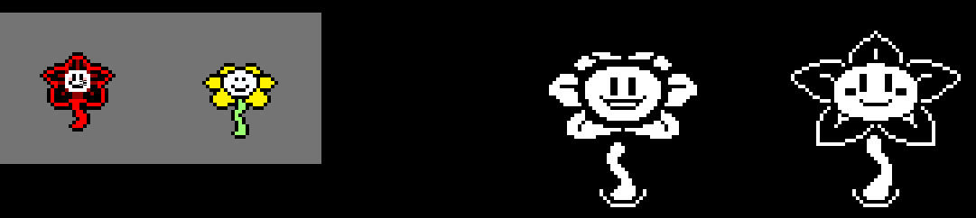 flowey and flowerette
